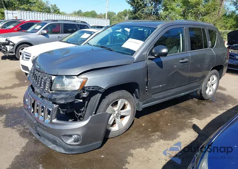 2014 Jeep Compass Sport from USA, damaged, VIN 1C4NJDBB1ED607601